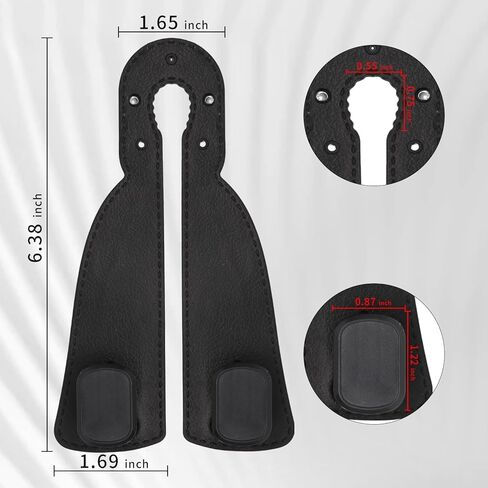 4 Pack Headrest Hooks for Car, Leather Car Seat Back Storage Hooks, Car Purse Holder for Purses and Handbags in Saudi Arabia