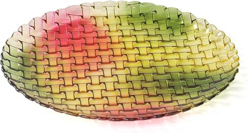 لوحة زخرفية من الزجاج الكريستالي المنسوج الدائري الملون مرسومة يدويًا من MAGCOLOR بقطر 27.94 سم. in Saudi Arabia