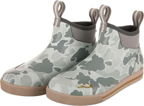 Drake Waterfowl Men's Camp Deck Boots - Waterproof 6" Ankle Neoprene Outdoor Boots with Fleece Liner & Non-Marking Outsole in Saudi Arabia