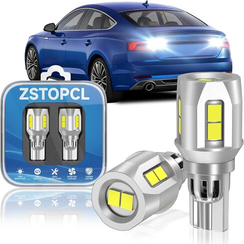 921 LED Reverse Light Bulbs Fit for Subaru Forester 2014-2023, Upgraded 500% Brightness, Super Bright 912 T15 LED Backup Lights Replacement, 6000K Cool White, Pack of 2 in Kuwait