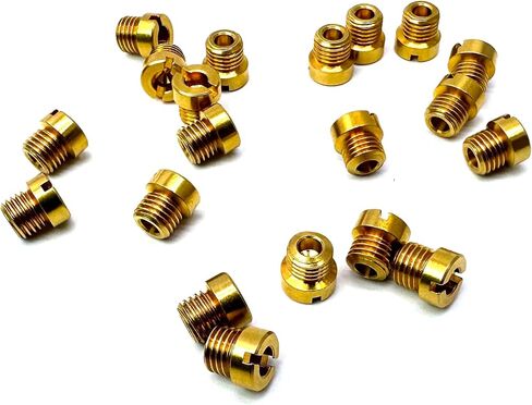 Holley Carb Carburetor 1/4-32 مجموعة الطائرات الرئيسية حجم الفتحة هو: 70 71 72 73 74 75 76 77 78 79,10 مجموعات في المجموع، 2 قطعة لكل حجم، حجم الخيط: 1/4 "-32 يناسب هولي 2010,2300,4010,4011,4150,4160,4500 in Kuwait
