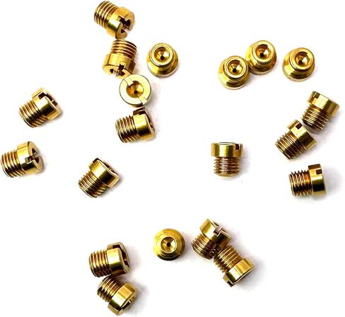 Holley Carb Carburetor 1/4-32 مجموعة الطائرات الرئيسية حجم الفتحة هو: 70 71 72 73 74 75 76 77 78 79,10 مجموعات في المجموع، 2 قطعة لكل حجم، حجم الخيط: 1/4 "-32 يناسب هولي 2010,2300,4010,4011,4150,4160,4500 in Kuwait