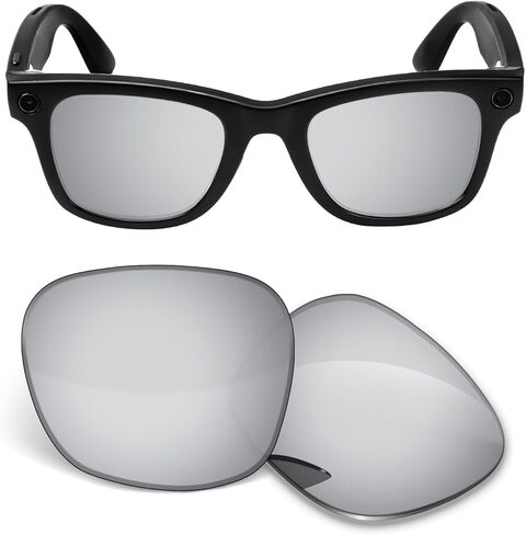 عدسات بديلة 1.5 ملم متوافقة مع النظارات الشمسية الذكية Ray-Ban Meta Wayfarer(Gen2) RW4012 مقاس 50 ملم in Kuwait
