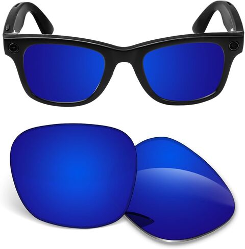 عدسات بديلة 1.5 ملم متوافقة مع النظارات الشمسية الذكية Ray-Ban Meta Wayfarer(Gen2) RW4012 مقاس 50 ملم in Kuwait