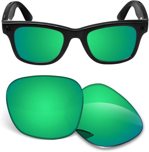 عدسات بديلة 1.5 ملم متوافقة مع النظارات الشمسية الذكية Ray-Ban Meta Wayfarer(Gen2) RW4012 مقاس 50 ملم in Kuwait
