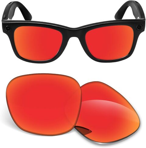عدسات بديلة 1.5 ملم متوافقة مع النظارات الشمسية الذكية Ray-Ban Meta Wayfarer(Gen2) RW4012 مقاس 50 ملم in Kuwait