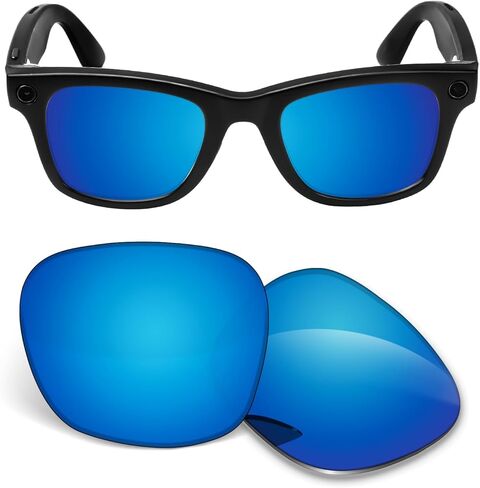 عدسات بديلة 1.5 ملم متوافقة مع النظارات الشمسية الذكية Ray-Ban Meta Wayfarer(Gen2) RW4012 مقاس 50 ملم in Kuwait