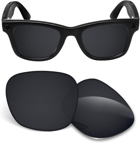 عدسات بديلة 1.5 ملم متوافقة مع النظارات الشمسية الذكية Ray-Ban Meta Wayfarer(Gen2) RW4012 مقاس 50 ملم in Kuwait