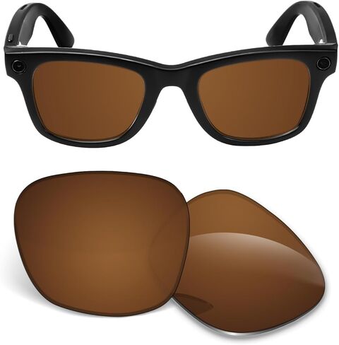 عدسات بديلة 1.5 ملم متوافقة مع النظارات الشمسية الذكية Ray-Ban Meta Wayfarer(Gen2) RW4012 مقاس 50 ملم in Kuwait