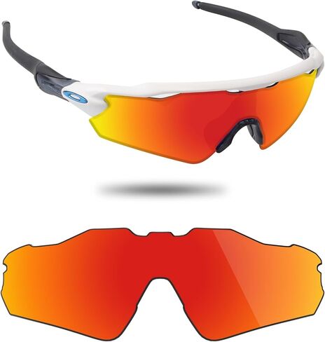 Polarized Lenses Replacement Compatible with Oakley Radar EV Pitch OO9211 Sunglass, Impact Resistant & Perfect Fit in Saudi Arabia