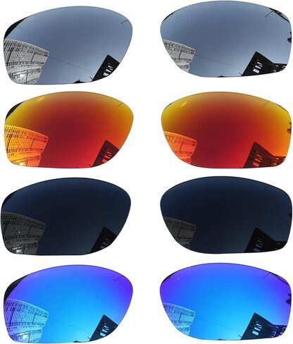 Acefrog 4 Pairs Polarized Replacement Lenses for Oakley Conductor 8 OO4107 Sunglasses, Perfectly Fit, Impact Resistant, Anti-scratch, Women's Lenses, Value Pack in Saudi Arabia