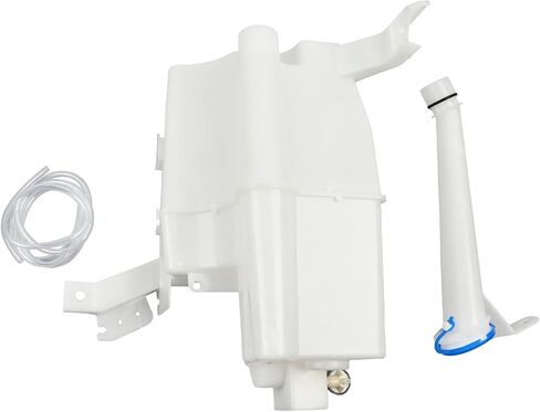 Windshield Washer Fluid Reservoir Tank Assembly Fit for Nissan Rogue 2008 2009 2010 2011 2012 2013＆Rogue Select 2014 2015, 28910-JM000 28915-JG000 w/(Motor+Filler Neck Inlet+Pipe Hose+Cap) in Kuwait