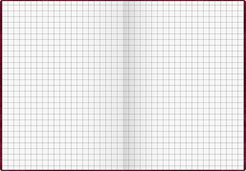 König & Ebhardt 8616242 Geschäftsbuch A6, Kariert, Rot in Saudi Arabia