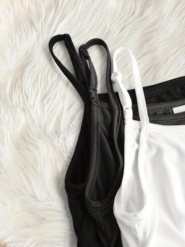 قمصان علوية للفتيات مكونة من 3 قطع بدون أكمام قميص داخلي غير رسمي بحزام سباغيتي بقصة ضيقة للأطفال من عمر 8 إلى 12 سنة in Kuwait