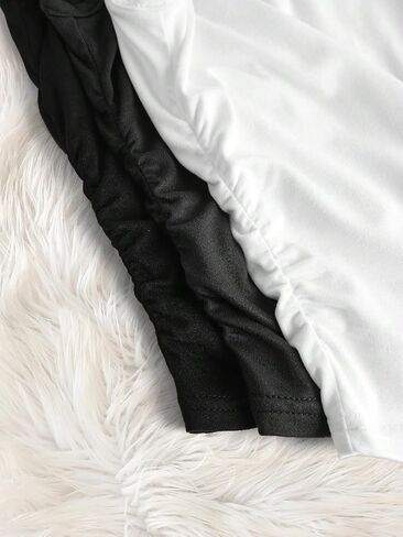 قمصان علوية للفتيات مكونة من 3 قطع بدون أكمام قميص داخلي غير رسمي بحزام سباغيتي بقصة ضيقة للأطفال من عمر 8 إلى 12 سنة in Kuwait