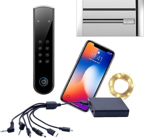 External Power Box for Security Cabinet 6 in 1 Emergency Backup Battery Box for Electronic Cabinet Safe Electronic Lock in Saudi Arabia