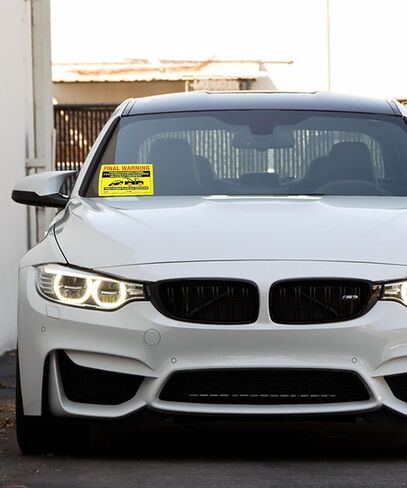 50pcs Parking Violation Stickers,No Parking Stickers Hard to Remove,Car Accseeories,Large Size 5X9 Inches Sticker for Car Private Warning,Keep Other People from Parking in Your Spot in Saudi Arabia