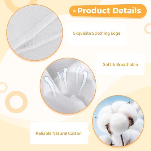 OMISTAR 24 PCS White Cotton Bandanas for Tie Dye, 20 x 20 in Blank Handkerchiefs Bulk Set, Soft Reusable DIY Square Bandanas for Crafting, Art Projects, Headwear, Group Activities in Saudi Arabia