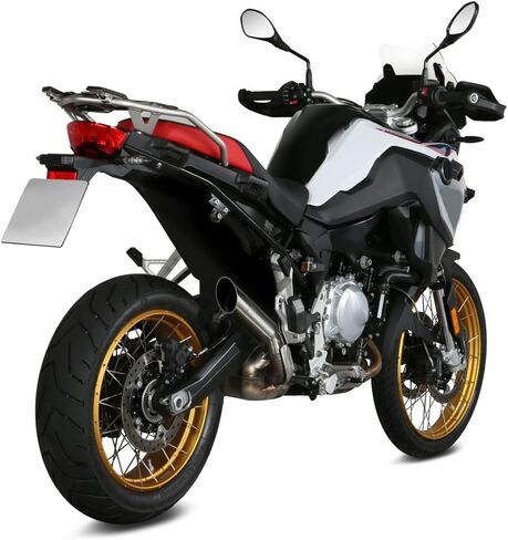 motorcycle pipe, tip, slip on, slip-on compatible for F750, GS, F850, GS, F900, GS, 2020, Midweight adventure bike, GS twin, ADV bike, GS series - stainless steel in Kuwait