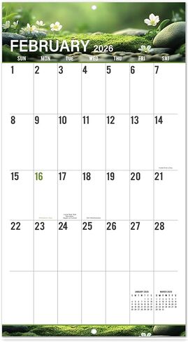 2024-2025 Desk Calendar - 18 Monthly Large Desk/Wall Calendar 2024-2025, Jul 2024 - Dec 2025, 12'' x 17", Tear Off Desk Calendar 2024-2025, Corner Protectors, Hanging Holes, Yearly View in Kuwait