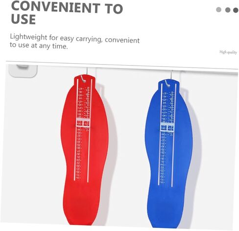 3Pcs Adult Foot Measurer Sizer Tool Lightweight Shoe Measuring Device for Men Women Red Black Blue in Saudi Arabia