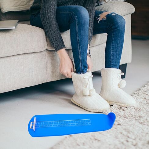 VANZACK Eu Foot Measuring Device Plastic Foot Measurement Ruler for Adults and Teens Accurate Shoe Gauge Tool Easy to Use and Lightweight in Saudi Arabia
