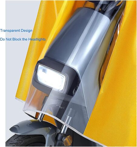 Waterproof rain Poncho, Electric Bike Rainwear, Universal Mobility Cape Cover Rainwear Hooded Cycling Unisex Windproof Rain Poncho for E-Bike, Scooter(Dark Blue,Medium) in Saudi Arabia