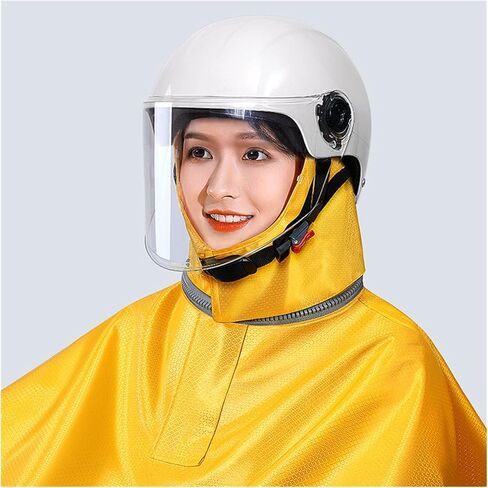 Waterproof rain Poncho, Electric Bike Rainwear, Universal Mobility Cape Cover Rainwear Hooded Cycling Unisex Windproof Rain Poncho for E-Bike, Scooter(Dark Blue,Medium) in Saudi Arabia
