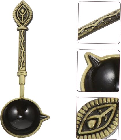 DOITOOL Golden Retro Wax Sealing Spoon High Temperature Resistant Melting Supply for Envelopes Parcels Wedding Invitations Unique Household Wax Seal Stamp Tool and Decorative Craft in Saudi Arabia