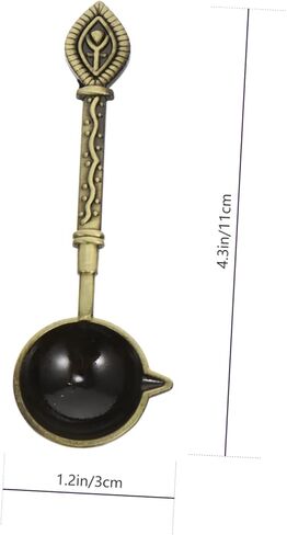 Seal Melting Spoon Non Slip Metal Wax Spoon for Sealing Envelopes Easy to Clean and Store Vintage Style Tabletop Decoration in Saudi Arabia
