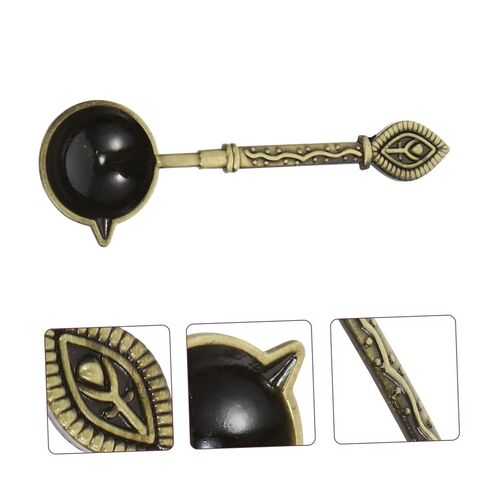 Homoyoyo Golden Metal Wax Sealing Spoon for Stamp Wax Beads Melting High Temperature Resistant Creative Melting Spoon for DIY Envelope Sealing Wedding Invitations Parcels and Party Use in Saudi Arabia