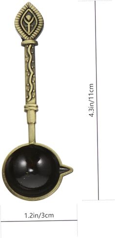 TEHAUX Metal Wax Sealing Spoon for Envelope Sealing High Temperature Resistant Melting Spoon for DIY Durable Professional and Crafts Golden Finish in Saudi Arabia