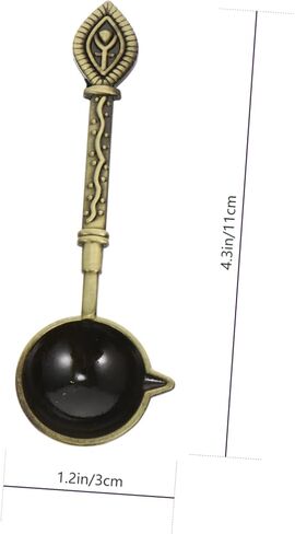 Seal Spoon for Melting Sealing Wax Non Slip Design Melting Spoon for Stamp Compact and Easy to Clean with Comfortable Heat Resistant Handle Vintage Style in Saudi Arabia
