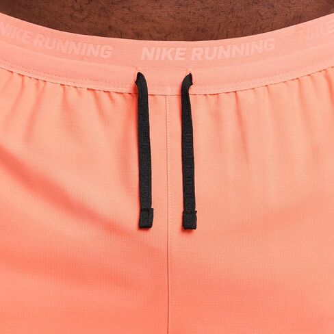 شورت الجري Nike Stride للرجال Dri-FIT 7 بوصات 2 في 1 (مانجو وايلد فاتح/مرجاني عتيق/أسود، DM4759-643) in Kuwait