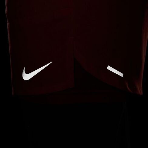 شورت الجري Nike Stride للرجال Dri-FIT 7 بوصات 2 في 1 (مانجو وايلد فاتح/مرجاني عتيق/أسود، DM4759-643) in Kuwait