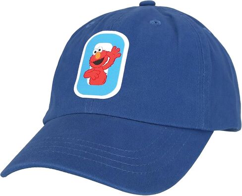 Sesame Street Elmo & Abby Kids Toddler Cap with Initial, Toddler Boys Hat, Youth Girl Baseball Cap, Cute Toddler Baseball Cap in Saudi Arabia