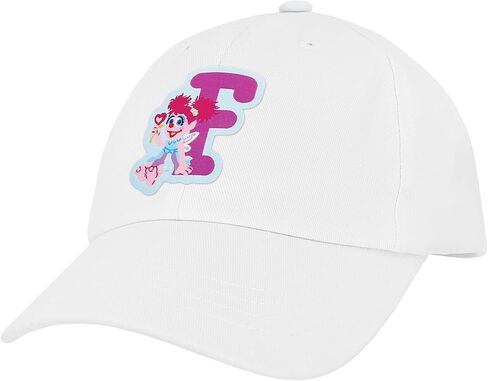 Sesame Street Elmo & Abby Kids Toddler Cap with Initial, Toddler Boys Hat, Youth Girl Baseball Cap, Cute Toddler Baseball Cap in Saudi Arabia