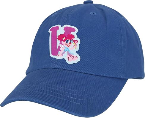 Sesame Street Elmo & Abby Kids Toddler Cap with Initial, Toddler Boys Hat, Youth Girl Baseball Cap, Cute Toddler Baseball Cap in Saudi Arabia