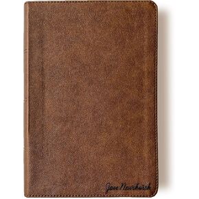 JOY CREATIVE Personalized KJV Bible, Brown Personal Size, Option to Customize with Hand Lettered Name Laser-Engraved on Cover | Gift for Birthday, Baptism, Graduation, Anniversary, Wedding... in Kuwait