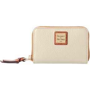 Dooney & Bourke Pebble Grain Large Zip Around Credit Card Case Wallet in Saudi Arabia