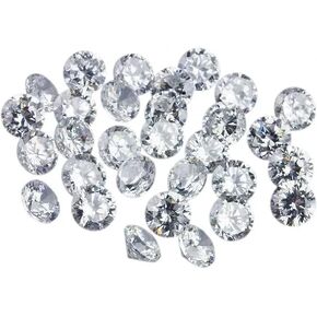 6.5 مم قطع مستدير من GIE معتمد من مختبر CVD Diamond (D Color VVS1 Clarity) تم إنشاء مختبر ماسي معتمد من الأحجار الكريمة لصنع المجوهرات in Kuwait