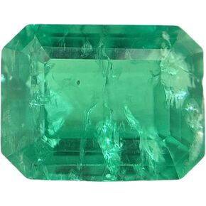 Lab Grown Colombian Green Color Emerald Gemstone 2x4-13x18mm Emerald Cut VVS1 Loose Cut Gems Hand Cutting With AGL Certified in Saudi Arabia
