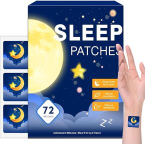72 بقع نوم للحزمة للبالغين قوة إضافية ، تصحيح نوم سهل التطبيق مع بقع فاليريان وميلاتونين ، ليلة طويلة الأمد للرجال والنساء -01 in Kuwait
