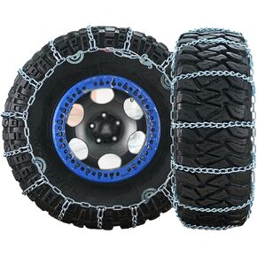 Snow Chains with Anti-Slip Traction, for Winter Ice and Snow Driving, 2-Pack with Gloves 4x4s 265/70 R18 in Kuwait