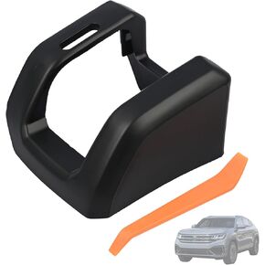 Passenger Side Seat Belt Anchor Cover 3CN885250C82V Compatible with Volkswagen Atlas 2018-2024 Belt Cover, Belt Cover Seat Trim Black Replace 3CN-885-250-C-82V, 3CN-885-250-C82V in Saudi Arabia