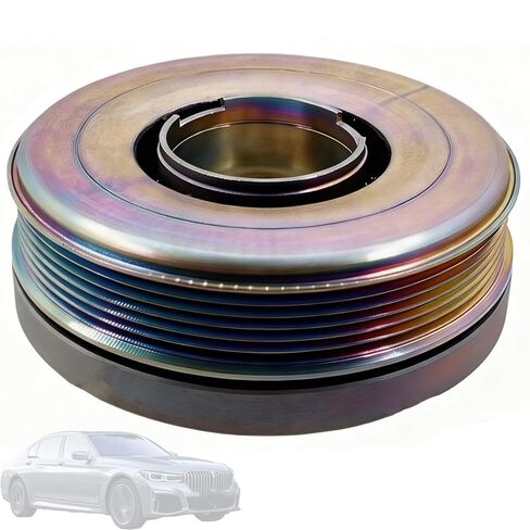 Engine Crankshaft Pulley Vibration Damper – Replaces 11238638446 – Fit for BMW 1/2/3/4/5/6/7 Series 2015-2022, X3/X4, Z4 – 120i 125i 218i 220i 230i 318i 320i 320e 330i 330e 420i 430i 520i 520e 530i in Saudi Arabia