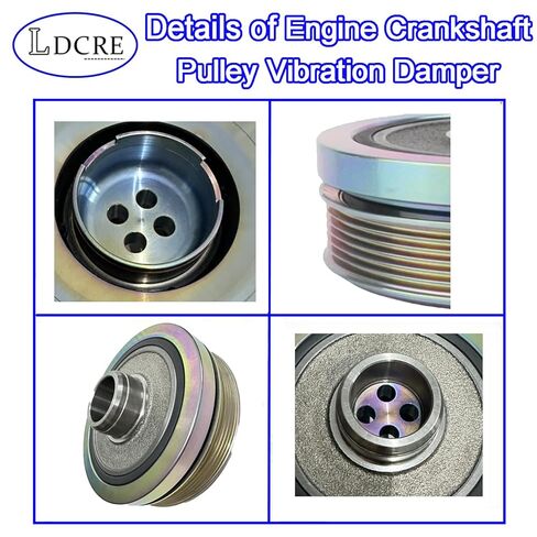 Engine Crankshaft Pulley Vibration Damper – Replaces 11238638446 – Fit for BMW 1/2/3/4/5/6/7 Series 2015-2022, X3/X4, Z4 – 120i 125i 218i 220i 230i 318i 320i 320e 330i 330e 420i 430i 520i 520e 530i in Saudi Arabia