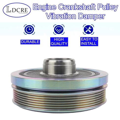 Engine Crankshaft Pulley Vibration Damper – Replaces 11238638446 – Fit for BMW 1/2/3/4/5/6/7 Series 2015-2022, X3/X4, Z4 – 120i 125i 218i 220i 230i 318i 320i 320e 330i 330e 420i 430i 520i 520e 530i in Saudi Arabia