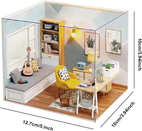 DIY Collectible Building Accessories - Sunshine House Set | Model House with Furniture, Ideal for Birthday and Party in Saudi Arabia