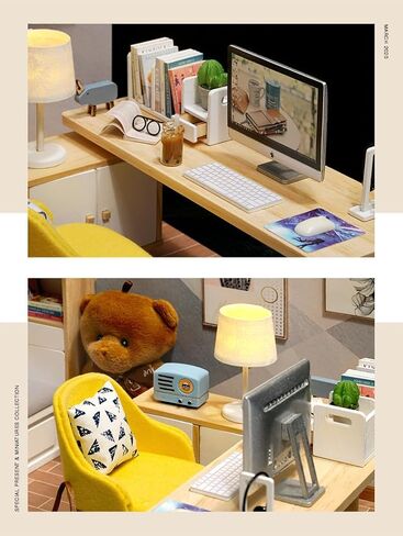 DIY Collectible Building Accessories - Sunshine House Set | Model House with Furniture, Ideal for Birthday and Party in Saudi Arabia
